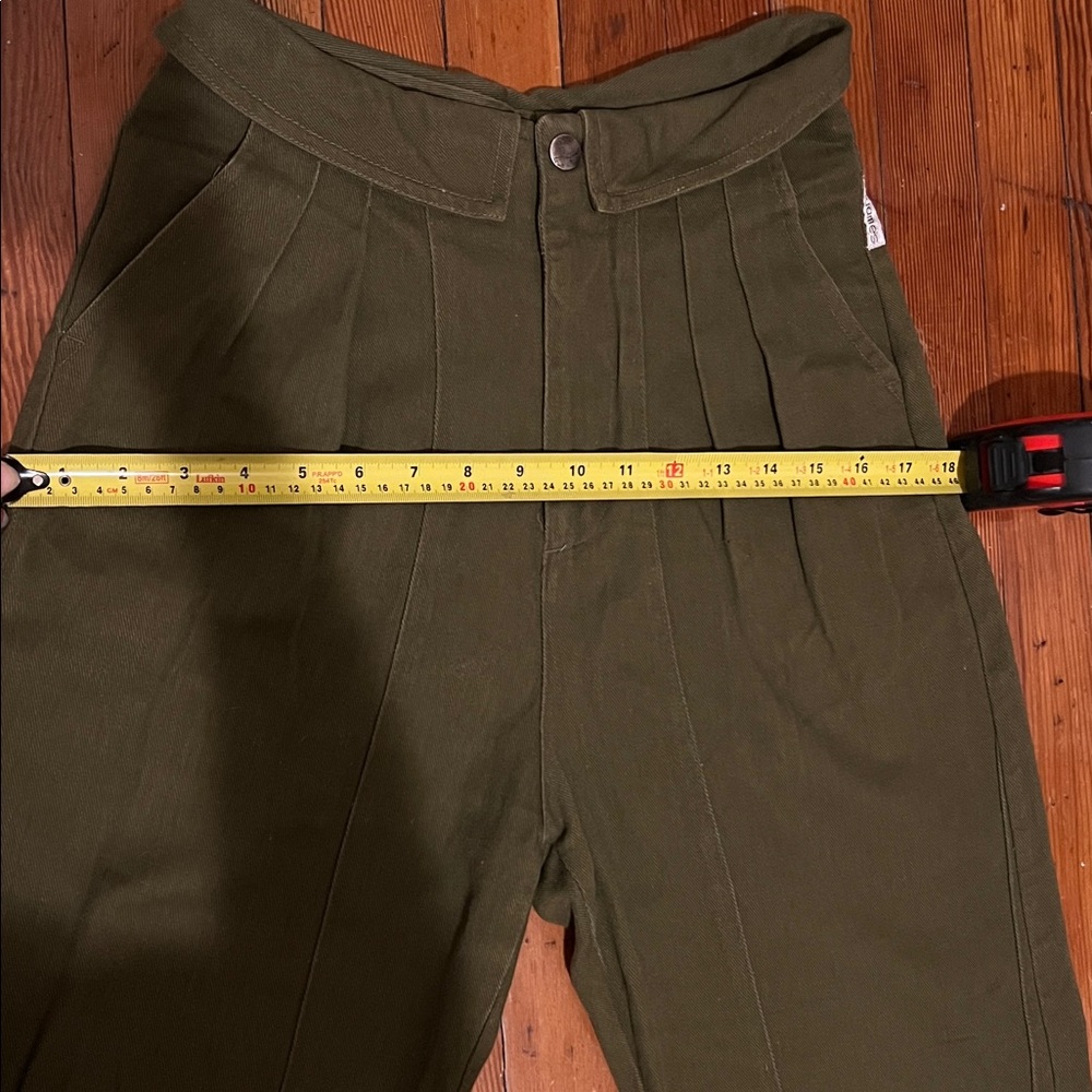 High Rise Cotton Trousers - Picture 7 of 15